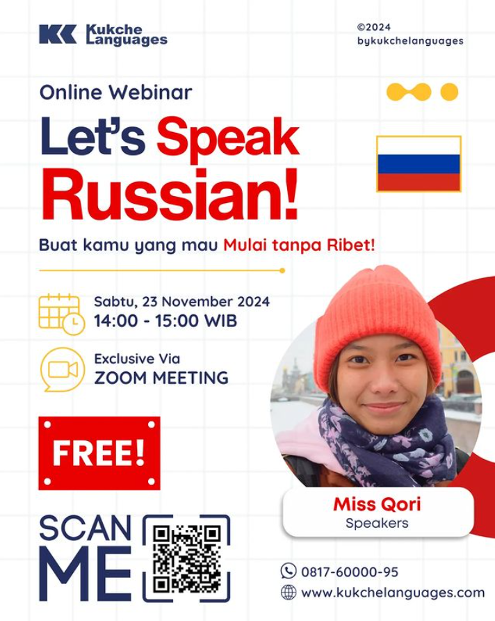 LET'S SPEAK RUSSIAN! BUAT YANG MAU MULAI TANPA RIBET